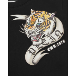 PHILIPP PLEIN Camiseta Cuello Redondo Ss TIGER