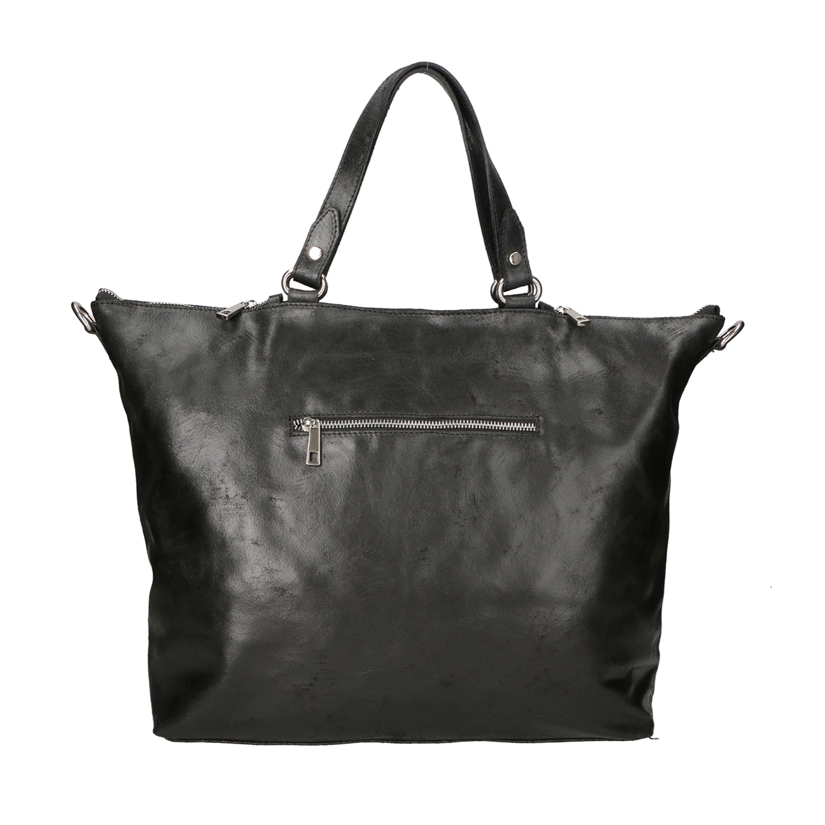 Borsa a spalla da Donna Elisamaria in Vera Pelle Made in Italy 34x49x12 cm