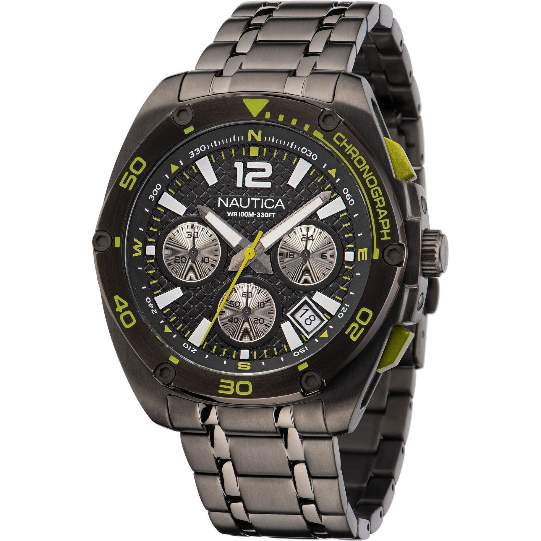 Reloj Nautica NAPTCF210 Hombre Analogico Cuarzo con Correa de Acero inoxidable