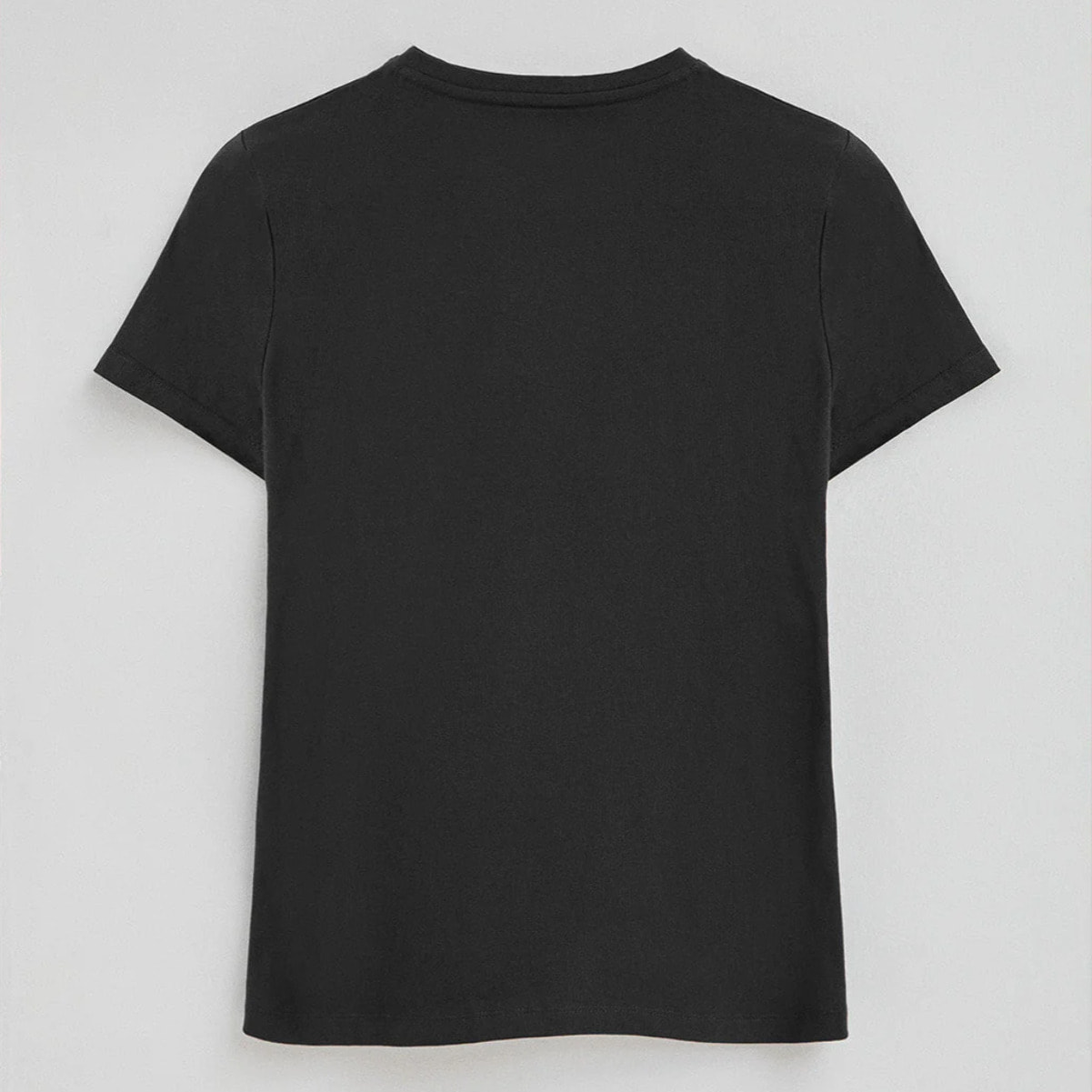 Camiseta negra de manga corta con bordado Rigby Go