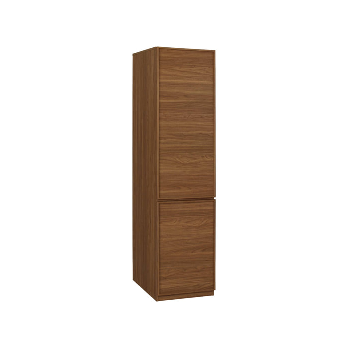 Module dressing décor bois 2 portes 5 niveaux KUBA