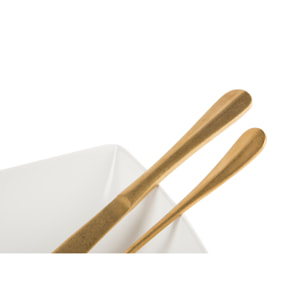 Set de 24 couverts Excélsa Vintage en acier inox, doré