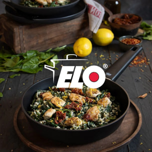 Wok 24 cm antiadhésif sans PFAS Elo Smart Wave