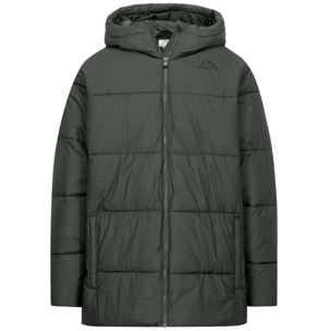 Kappa - Chaquetas Hombre Verde - Logo Fuixo