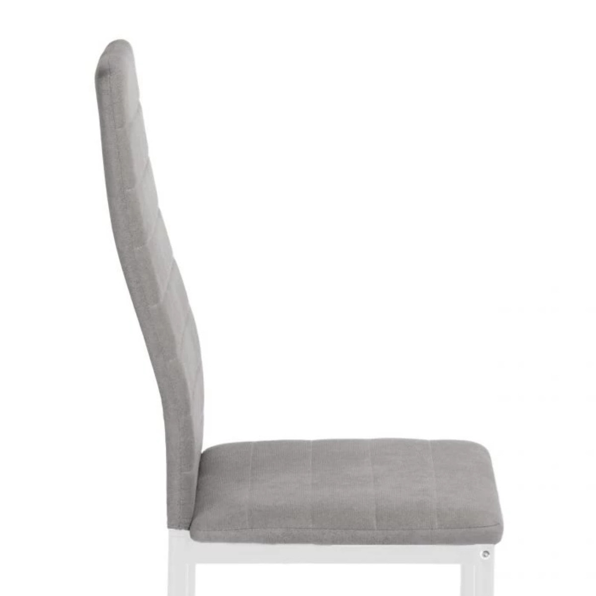 Pack 6 sillas de comedor Yuri Gris oscuro–Blanco