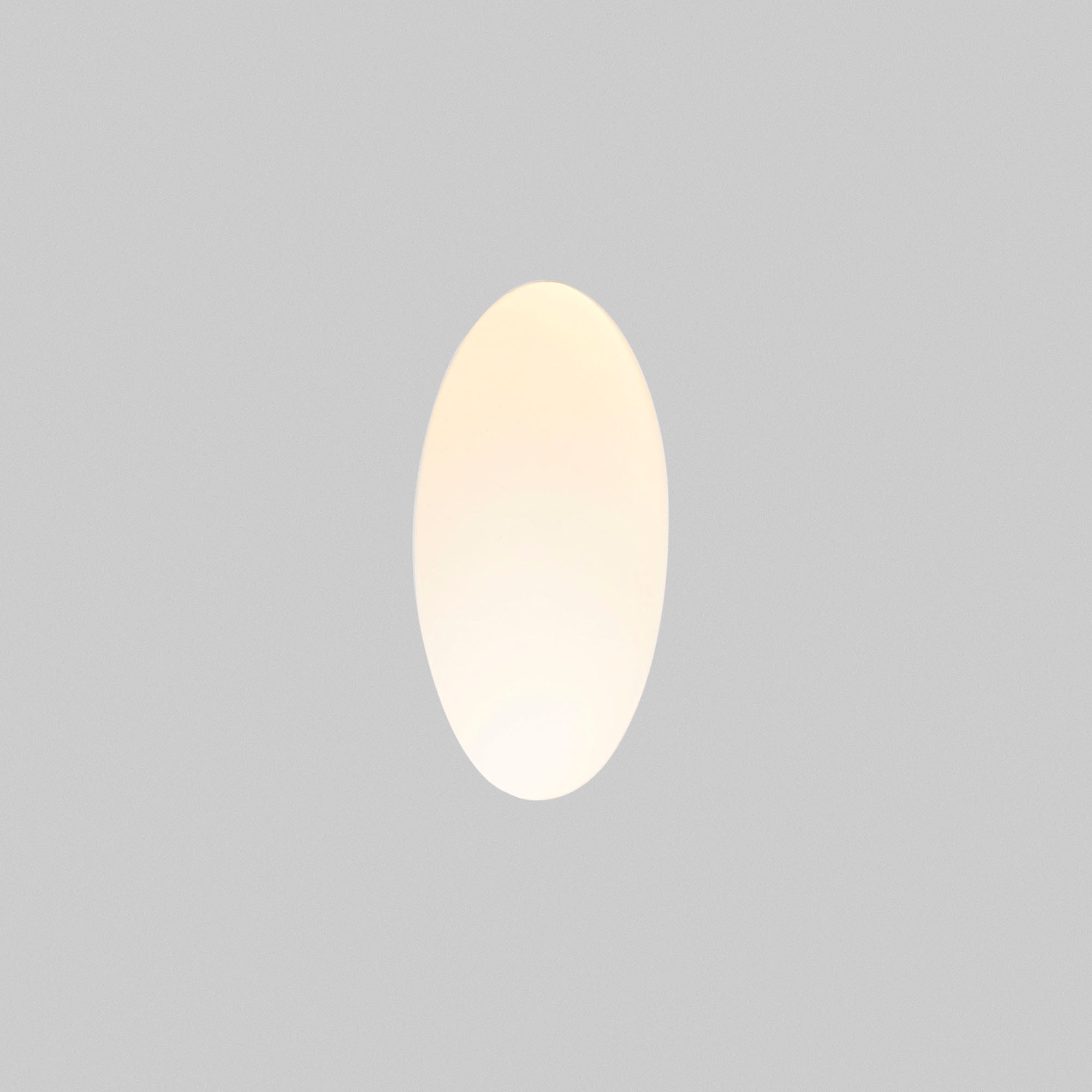 PLAS Lampe encastrable blanc oval