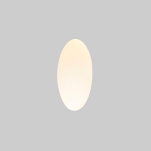 PLAS Lampe encastrable blanc oval