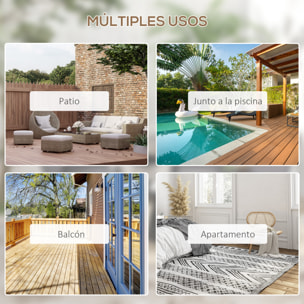 Juego de 2 Sillas de Camping Plegables Sillas Plegables de Jardín Exterior Acolchadas en Malla con Marco de Acero y Reposabrazos Carga 110 kg para Terraza Playa 58x64x94 cm Gris Oscuro