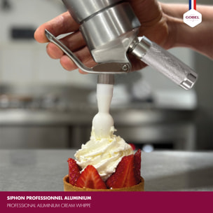 Siphon tout aluminium 0,5L - creamy - 0,5 L