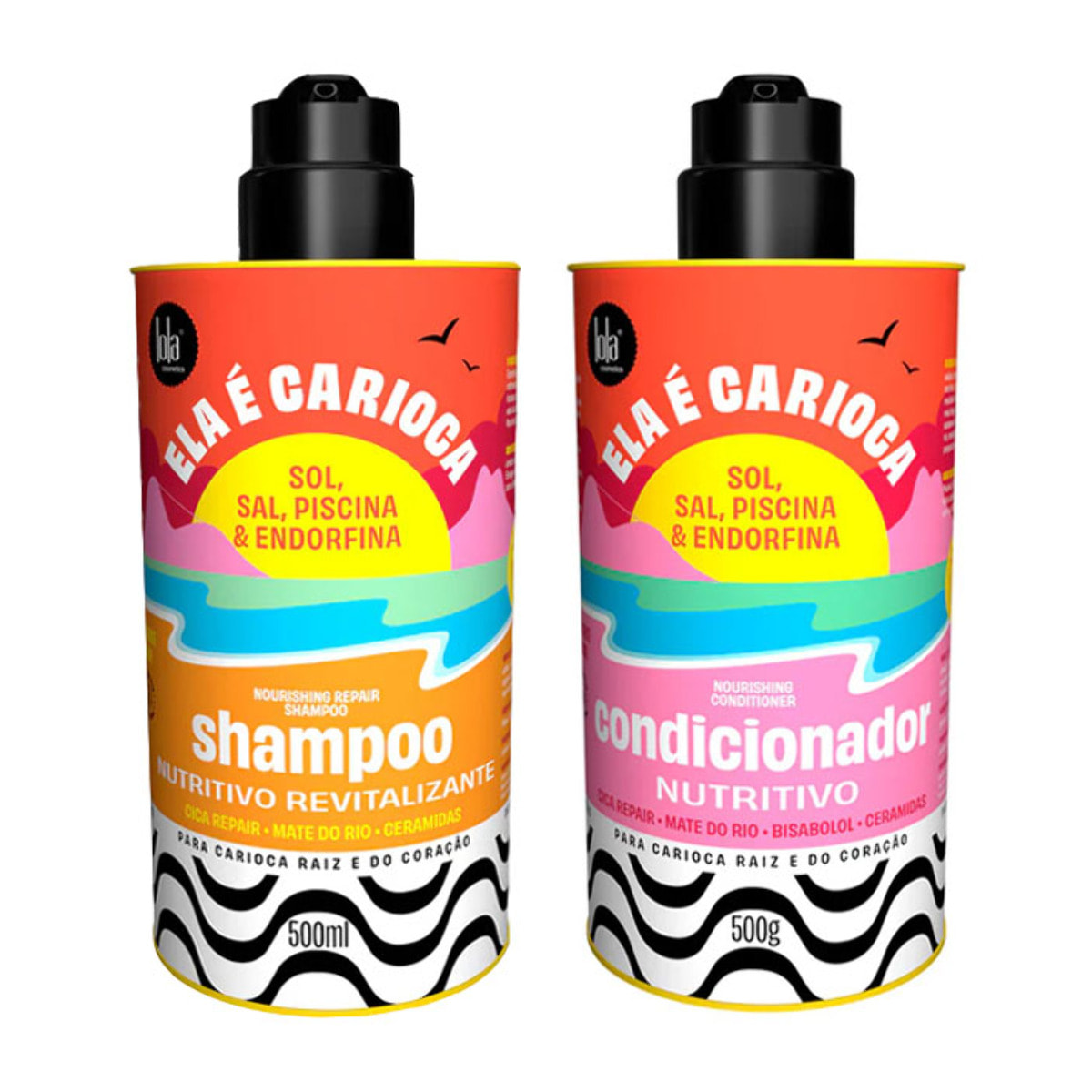 LOLA Kit Ela É Carioca Shampoo 500ml + Conditioner 500g