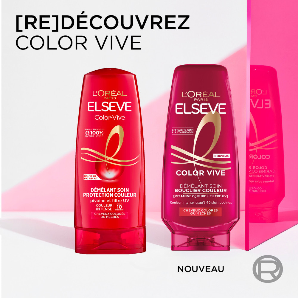 Lot de 6 - L’Oréal Paris Elseve Color Vive Après-Shampooing Bouclier Couleur 400ml