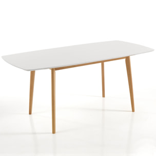 Tomasucci Table extensible STILL BLANC / BOIS Marron