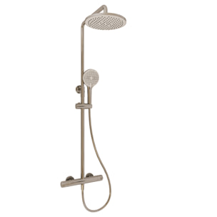 Columna de Ducha | Cromada | con Grifo | Monomando | Altura Ajustable | Alday