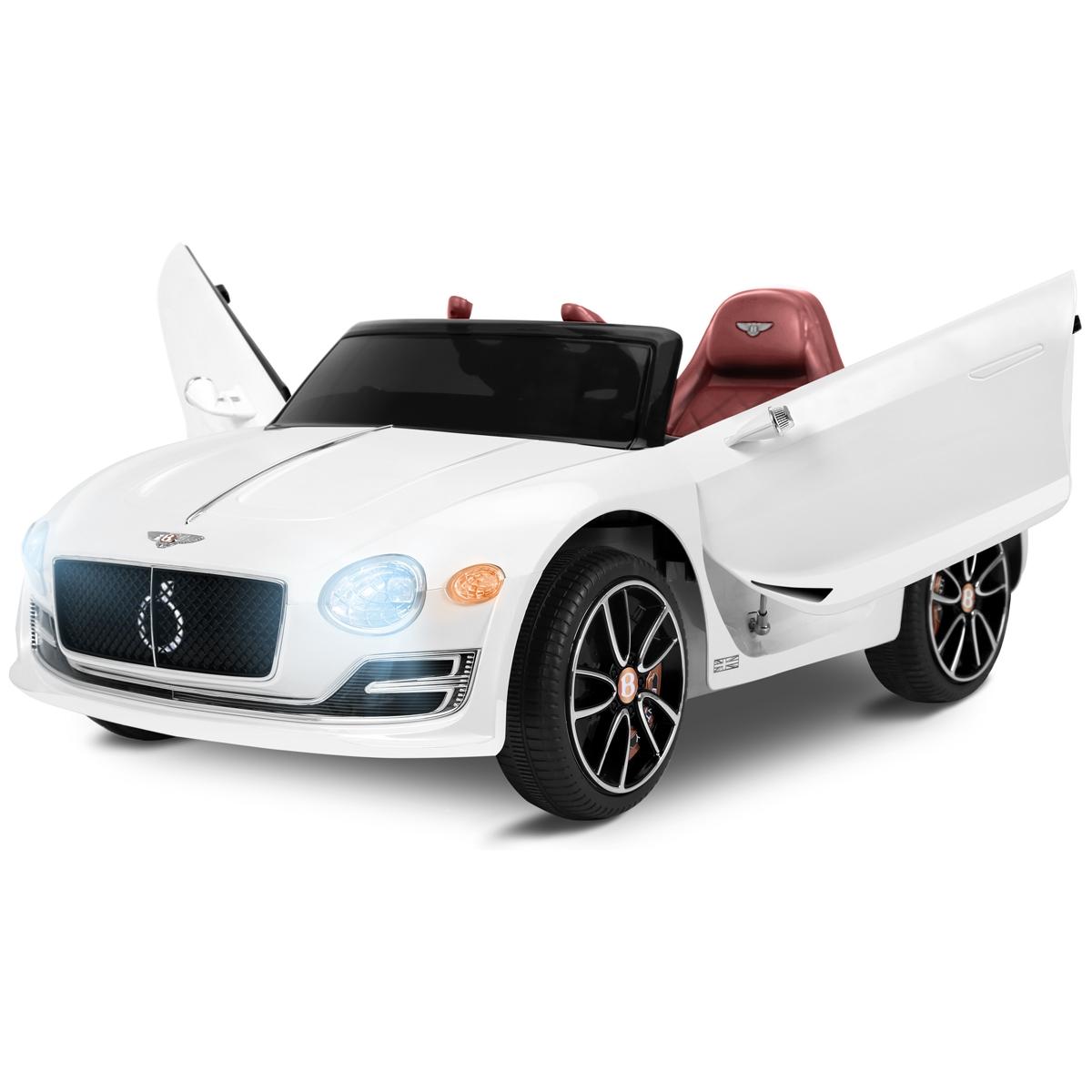 Coche de bateria BENTLEY BLANCO vehículo eléctrico infantil 12V 3 años