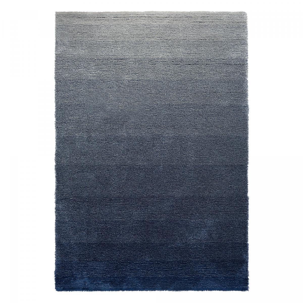 Tapis salon et chambre tufté en laine motif faux uni PIEL