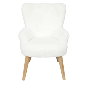 FAUTEUIL HELSINKI ENFANT IMITATION FOURRURE M1