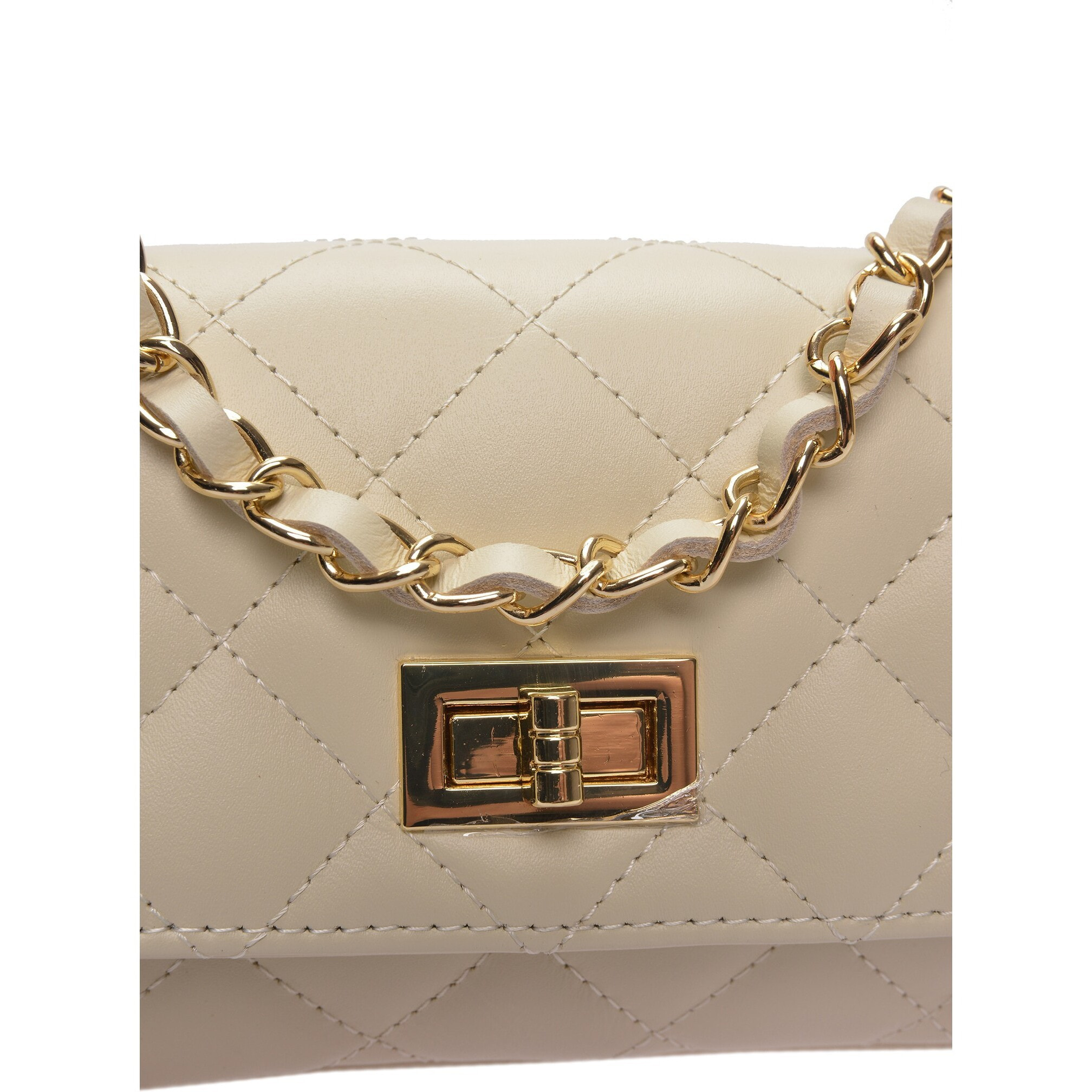 Borsa a spalla Anna Luchini Beige