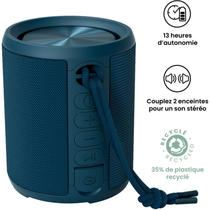Enceinte portable ESSENTIELB SB70 Mini Bleue