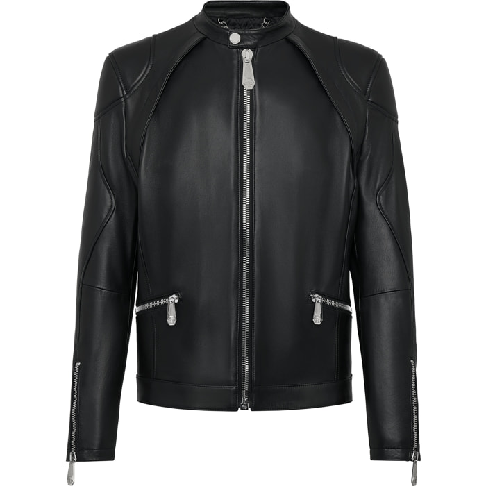 PHILIPP PLEIN Chaqueta de cuero