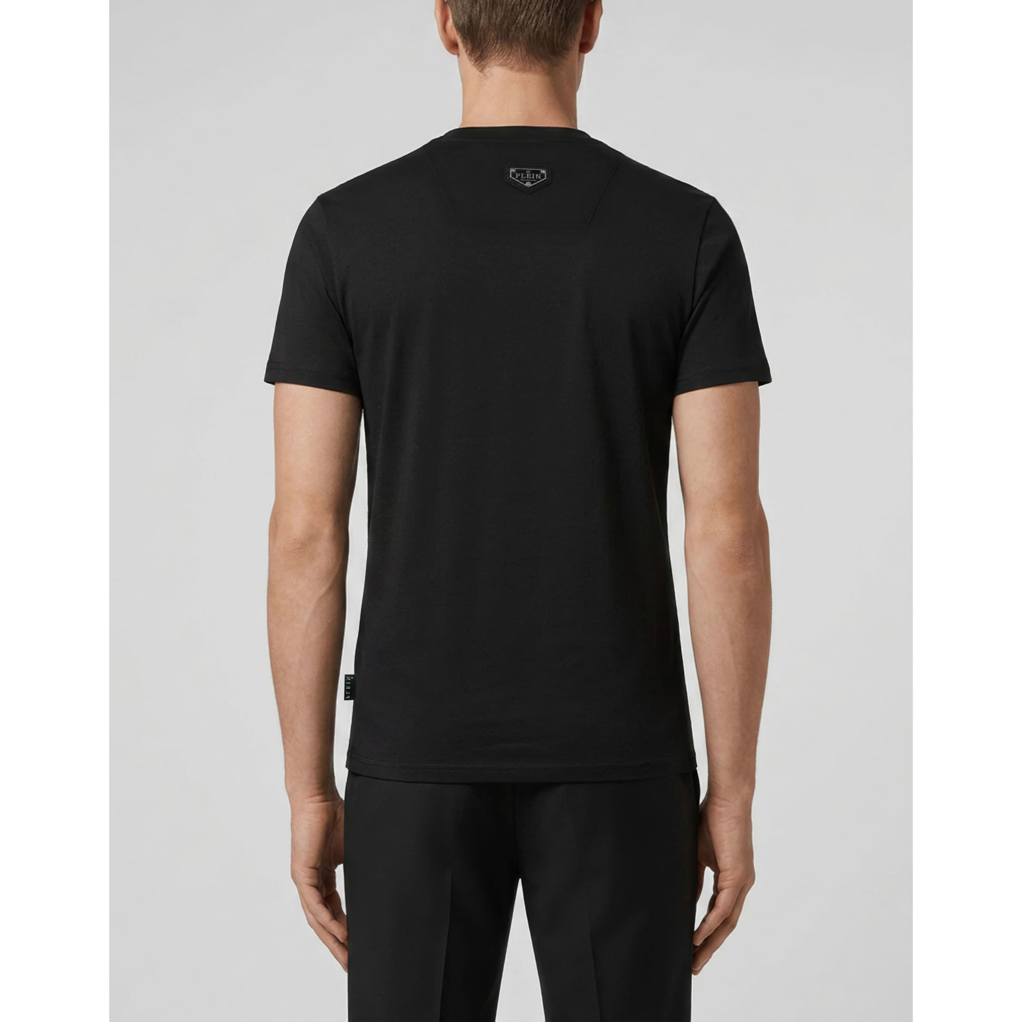 PHILIPP PLEIN Camiseta de cuello redondo y manga corta SKULL