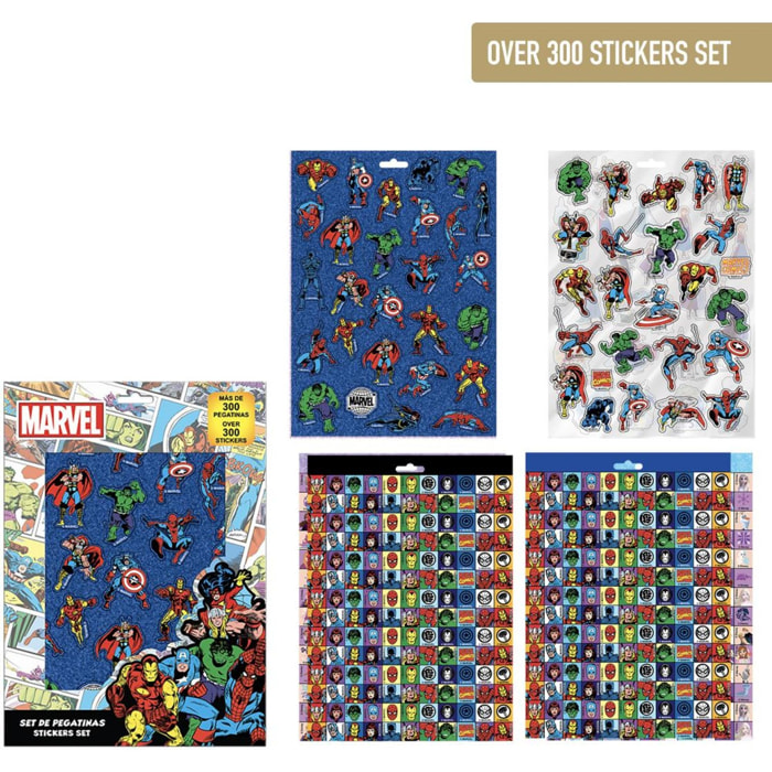 Pack Pegatinas Marvel