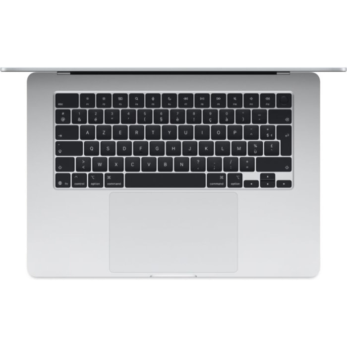 Ordinateur Apple MACBOOK Air 15" Puce M4 CPU 10 / GPU 10 coeurs Mémoire RAM 24Go Stockage 512Go SSD Retina Argent