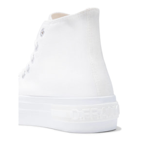 Zapatillas Altas Mujer One Way High Classic Blanco D.Franklin