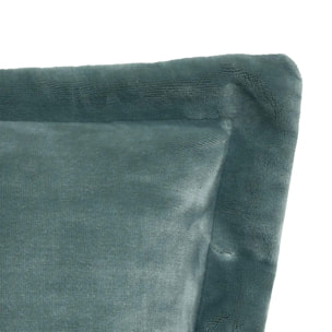 Coussin flanelle Cuddly bleu 30x50cm