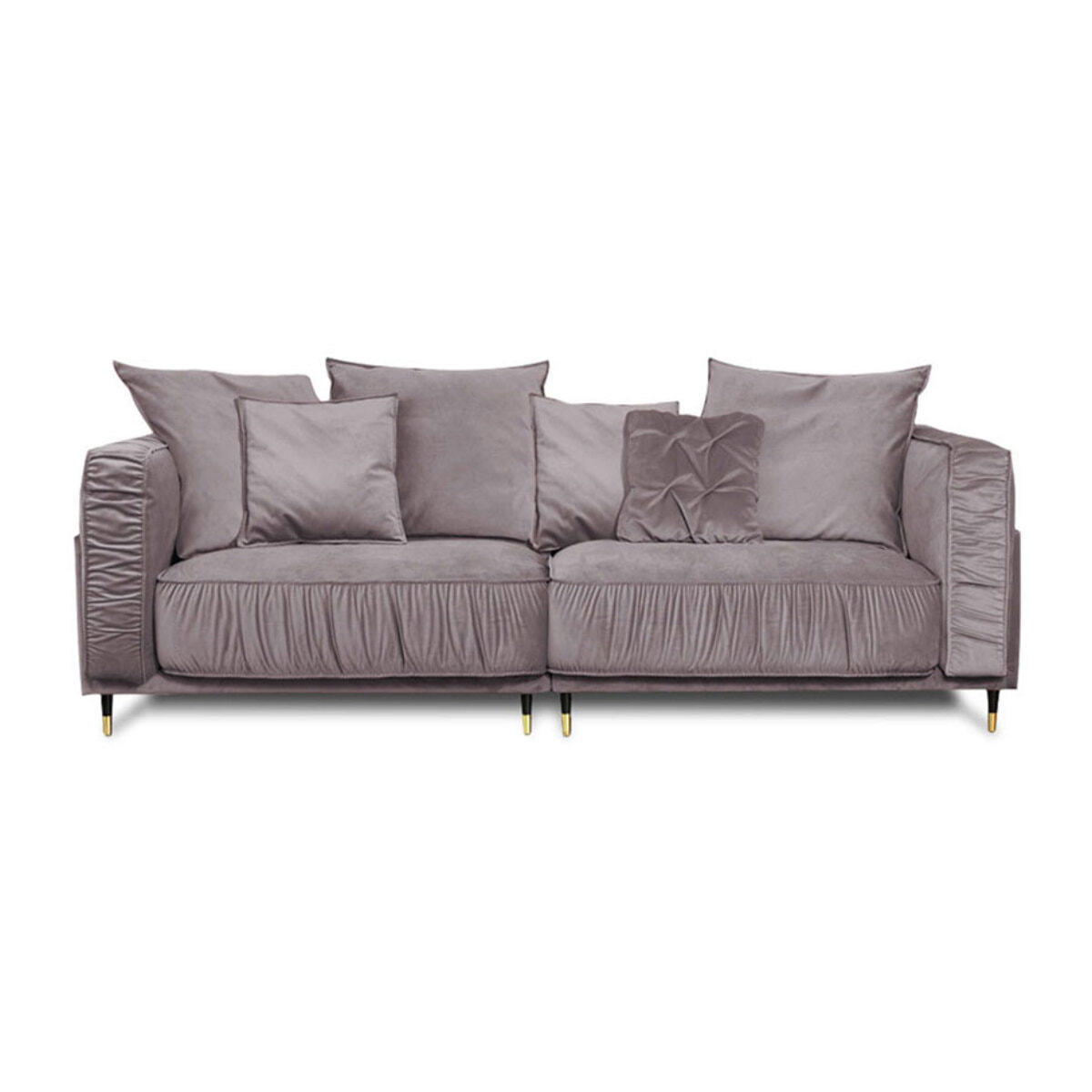 Canapé Velours Fiorenzo - 3 places