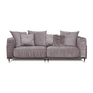 Canapé Velours Fiorenzo - 3 places