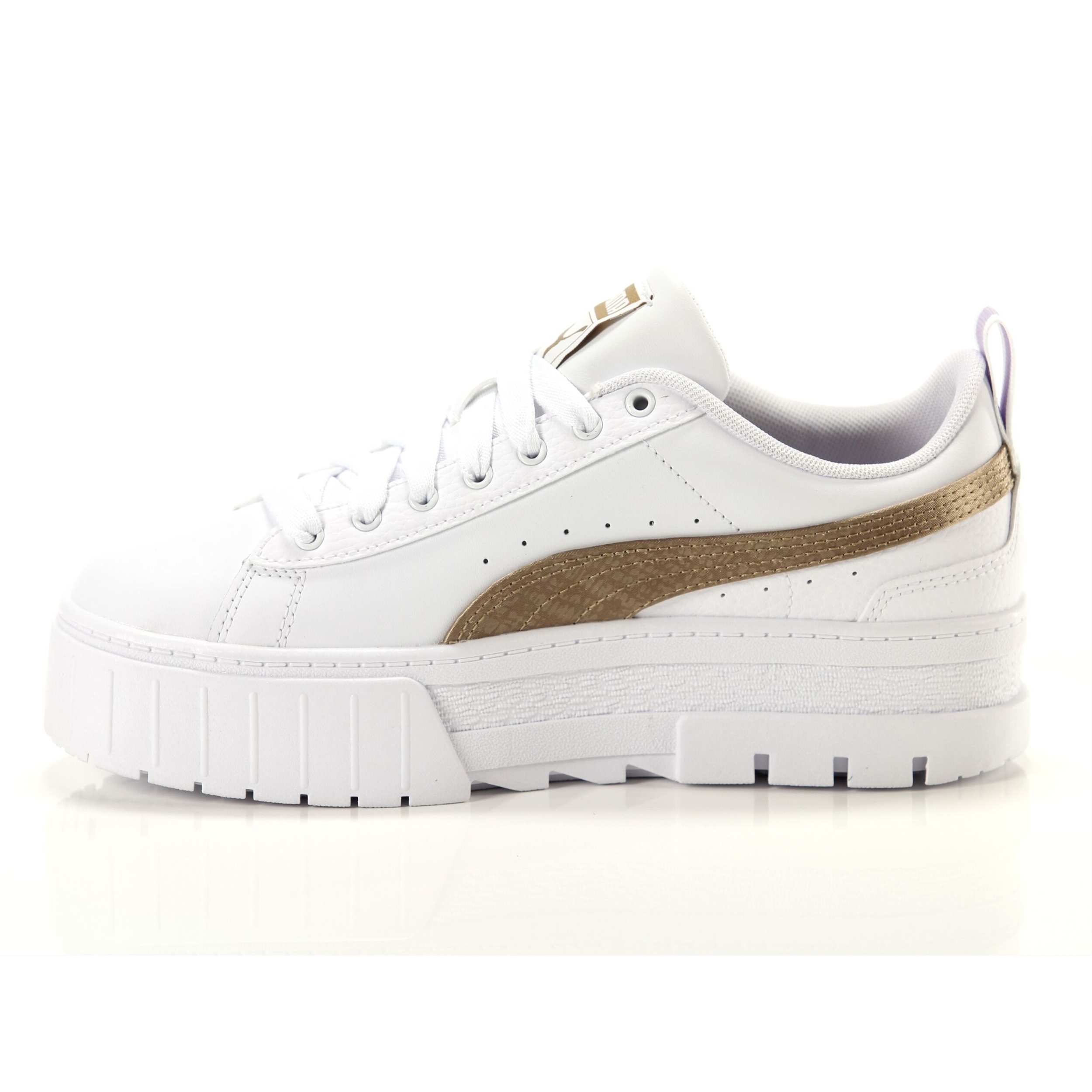 Sneakers Puma Mayze Silky Shine Jr Bianco