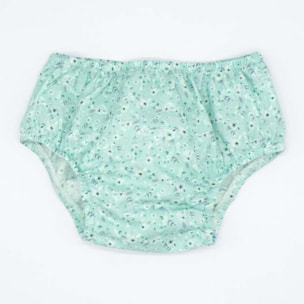 CUBREPAÑAL FLORES VERDE