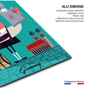 Tableau retro munchen Tableau alu Dibond