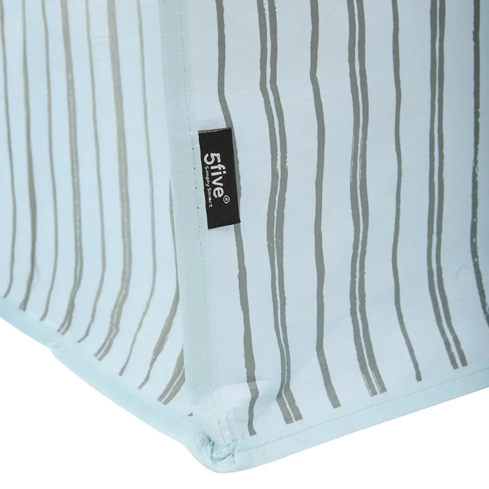 Sac de course avec fermeture zip 49L Bleu