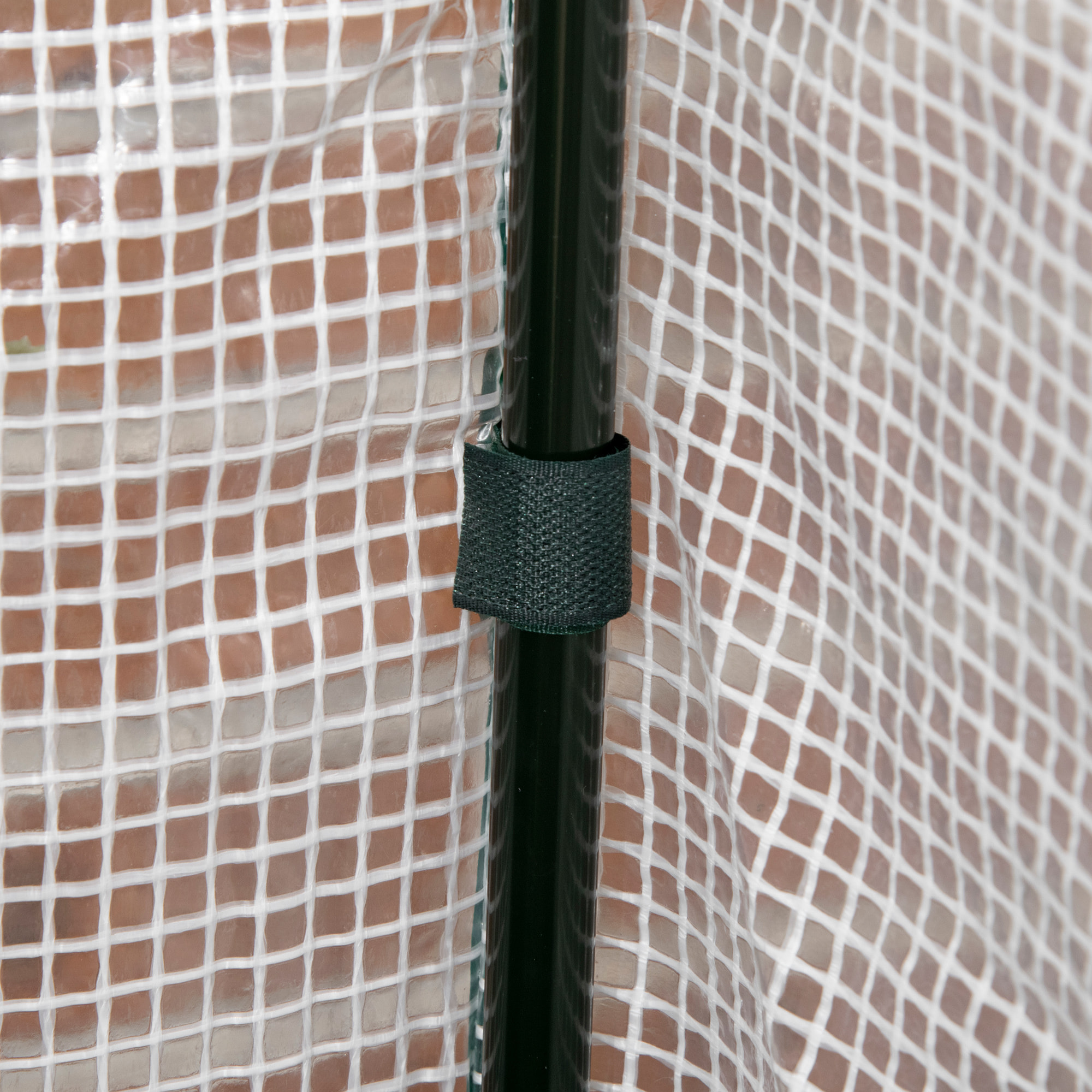 Jardinière surélevée serre bâche amovible bois sapin gris