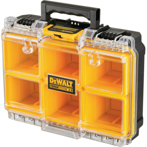 Organiseur demi-largeur ToughSystem 2.0 - 6 compartiments amovibles - DEWALT - DWST83392-1