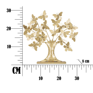 ALBERO DELLA VITA C/FARFALLE GLAM CM 31X8X30