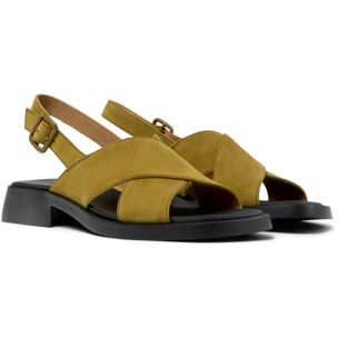 Sandalias - CAMPER Dana - Verde - Cuero Nubuck