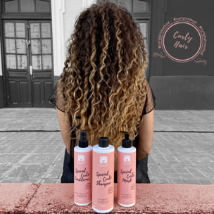 Valquer Pack curly Champú, mascarilla y serum para cabellos rizados - 400 ml + 290 ml + 30 ml