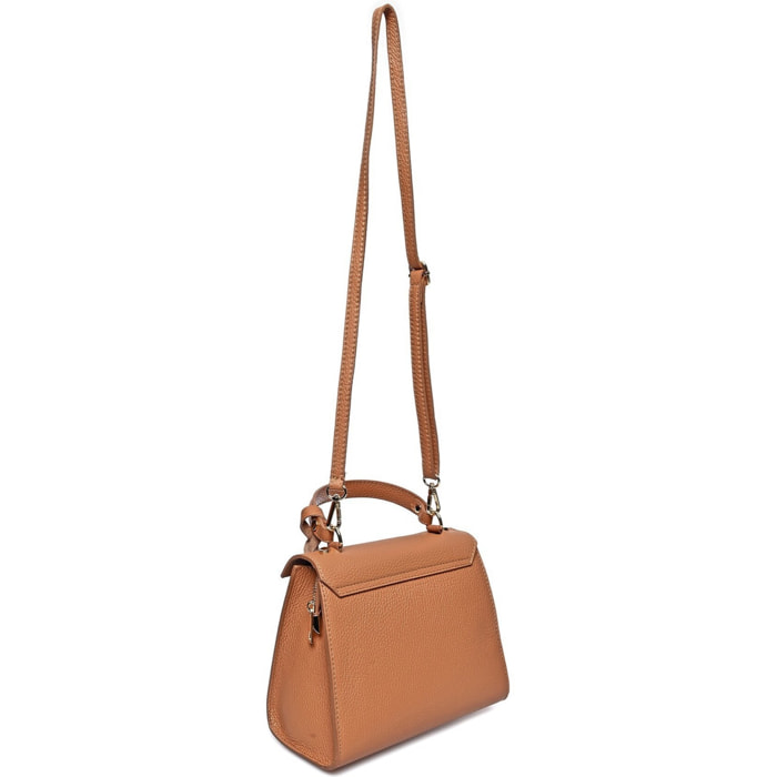 Borsa a mano Anna Luchini Cammello