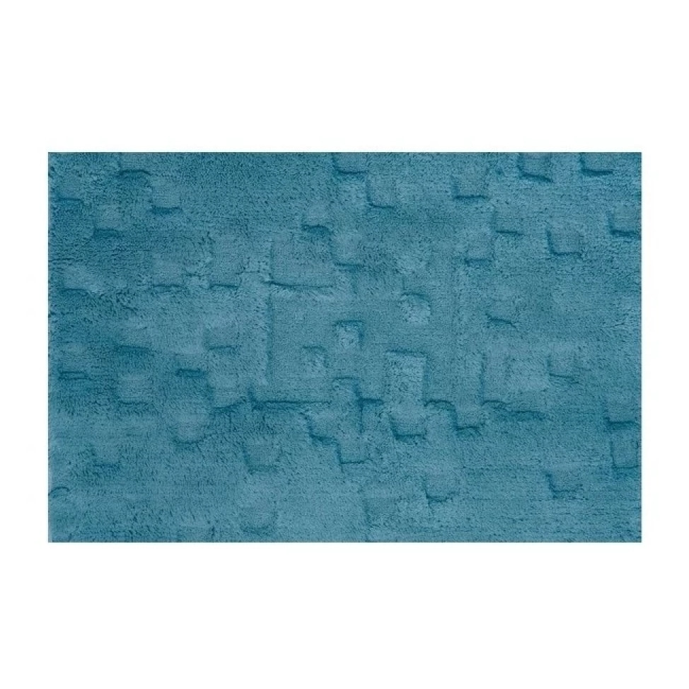 Tapis de bain Coton TAMA 60x90cm Bleu Clair Spirella