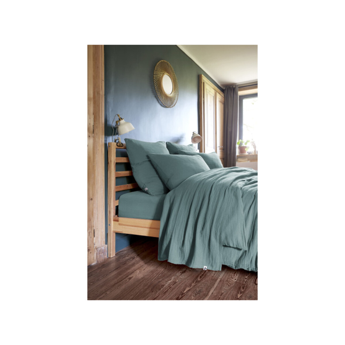 Housse de couette en gaze de coton 140 x 200 cm - GAIA