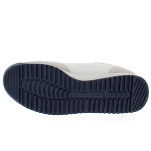 Armata di Mare Scarpe Uomo Sneakers Casual Stringate con Soletta Rimovibile in Memory Foam AMU 1D943 Off White