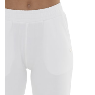 Pantaloni da donna in cotone non Felpeto dritti Leone Basic