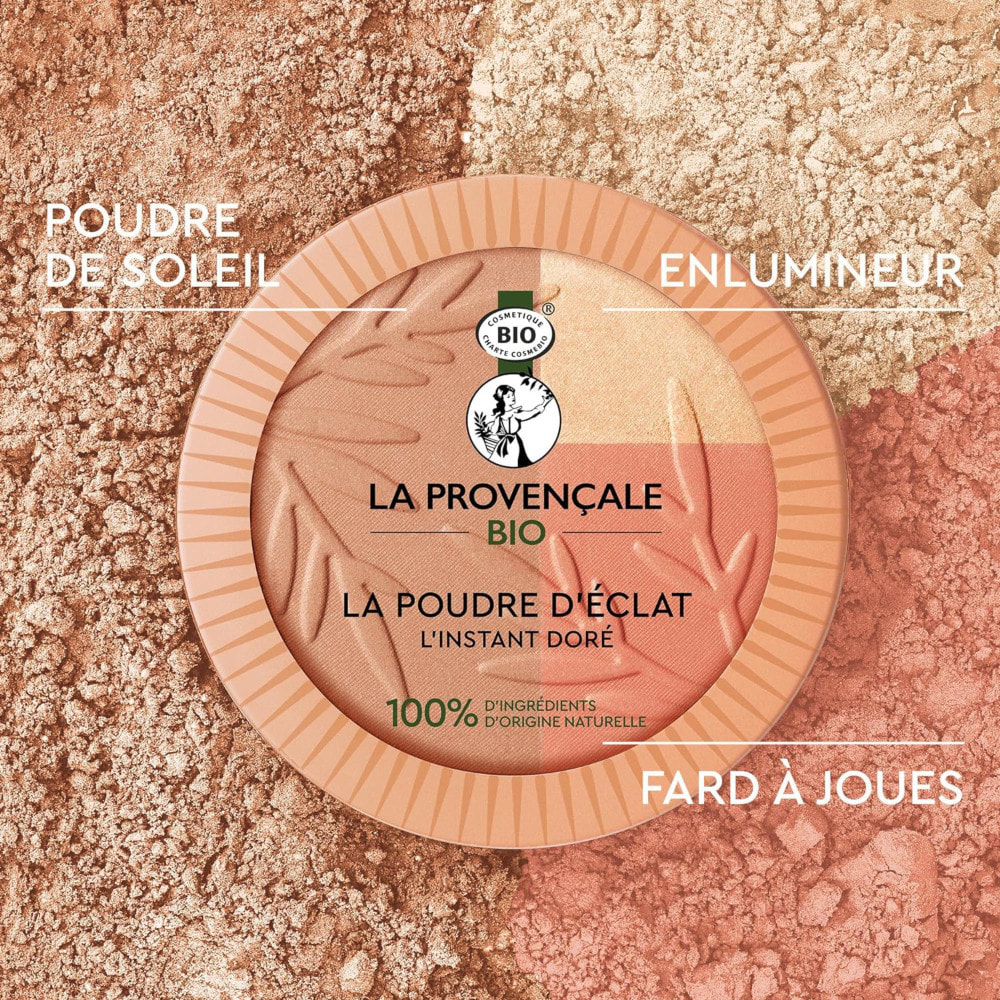 La Provençale Bio La Poudre d'Eclat l'Instant Doré certifiée BIO 8g