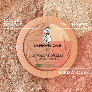 La Provençale Bio La Poudre d'Eclat l'Instant Doré certifiée BIO 8g