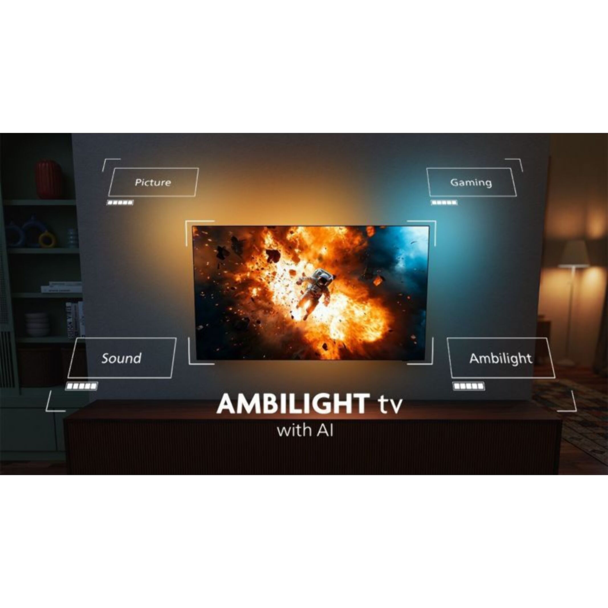 TV OLED PHILIPS 48OLED810 Ambilight 2025 (121cm)