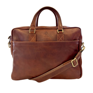 Borsa Ventiquattrore Unisex Borsa Portadocumenti da Lavoro in Pelle
