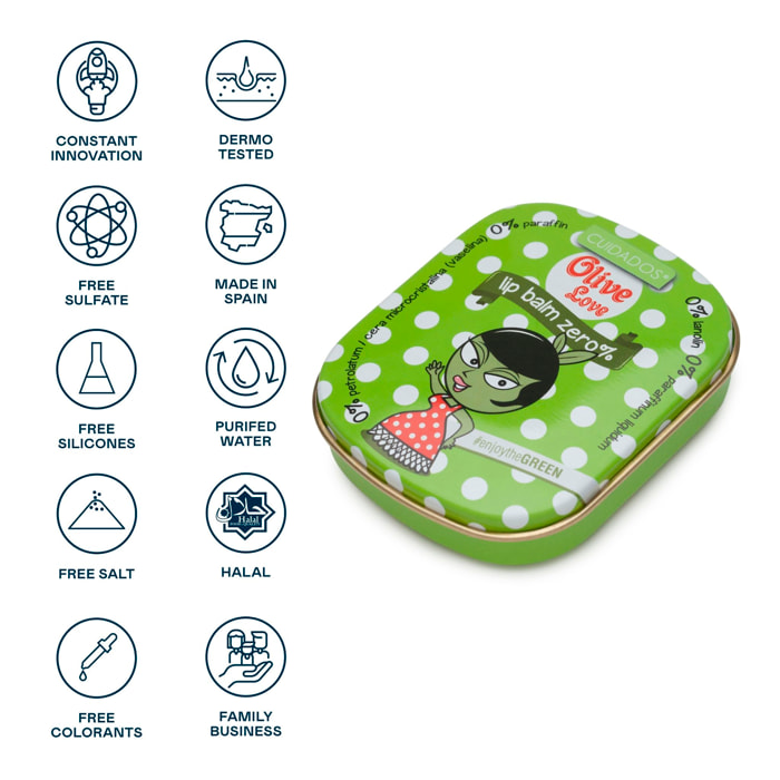 Valquer Lip Balm Zero%. Bálsamo labial - 25 ml