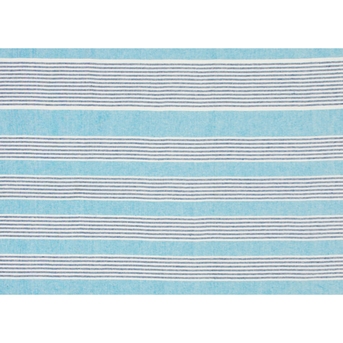 Telo Mare Fouta Modello Multicolor Con Pon Pon